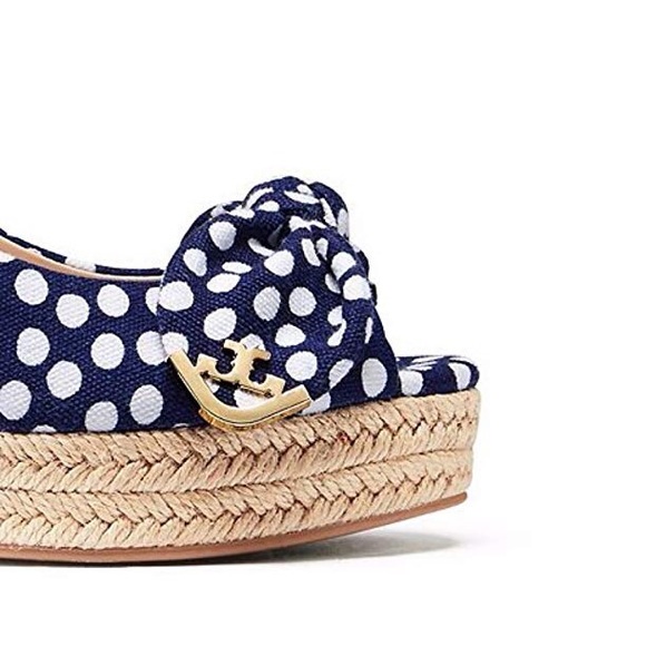 ⛵️🆕 Tory Burch ✦ Dot Wedge Platform Espadrilles ✦ - Picture 3 of 8